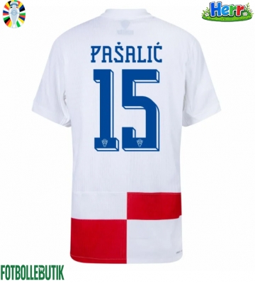 Kroatien Mario Pasalic #15 Hemmatröja EM 2024 Kortärmad